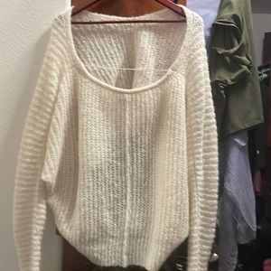 free people light sweater